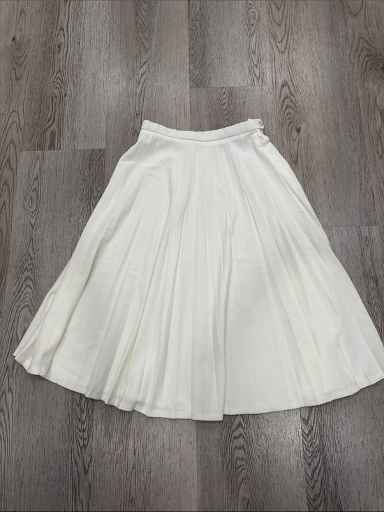 Givenchy Dresses & Skirts - Givenchy White Pleated Circle Skirt